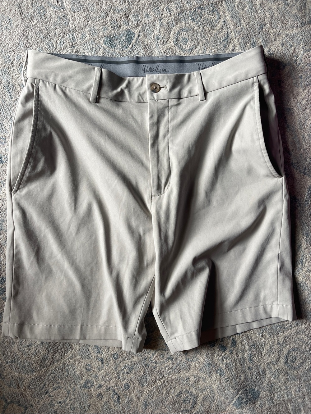 Walter Hagan Men's Light Khaki Chino Shorts Size 32